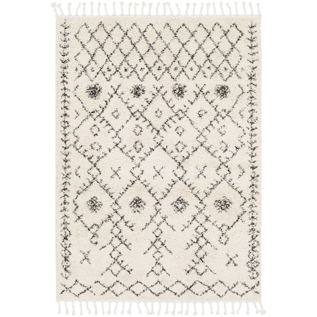 Livabliss Berber Shag BBE-2302 Area Rug , With Fringe BBE2302-31157